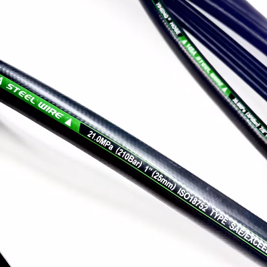 Tubo flessibile in gomma idraulica colorata con superficie liscia in tessuto industriale/EPDM