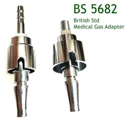 Adattatore per gas medicale standard britannico BS 5682